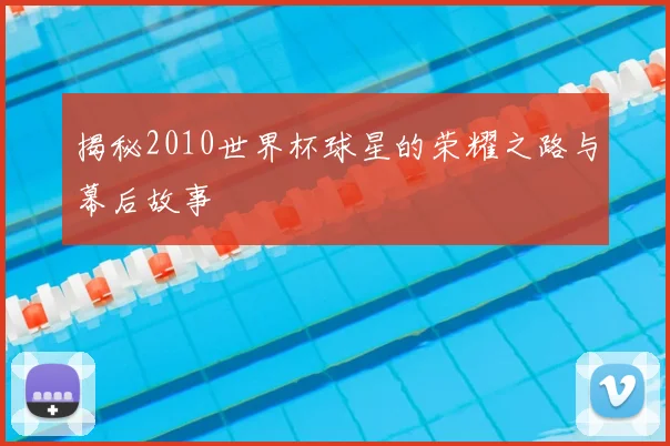 揭秘2010世界杯球星的荣耀之路与幕后故事